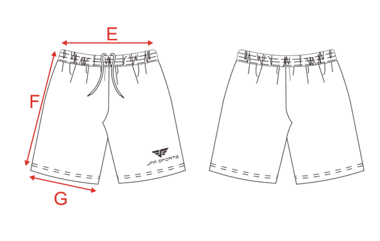 Soccer  Uniform– Size Charts